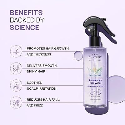 Bare Anatomy Rosemary & Rice Water Hair Growth Spray - Image 2