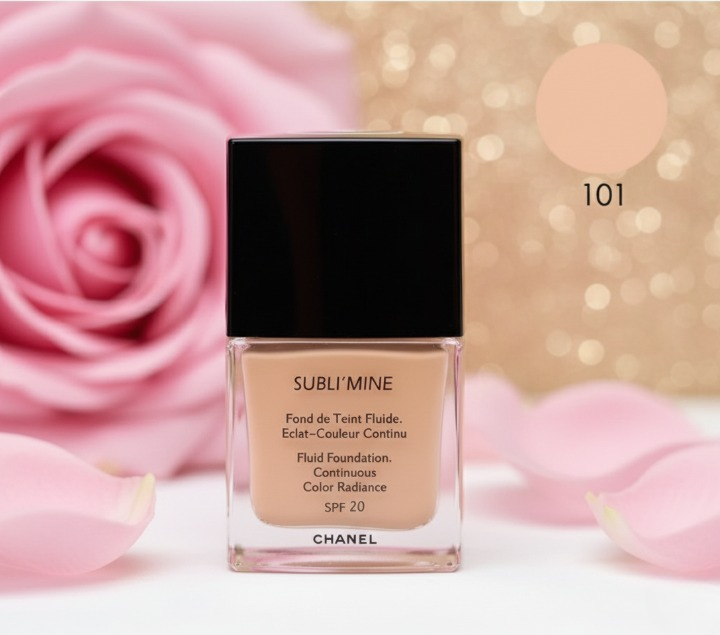 Chanel Sublimine Fluid Foundation Continuous Color Radiance Spf 20