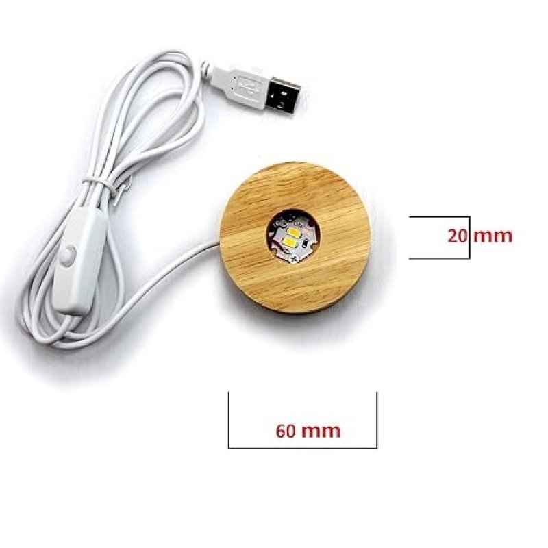 1 PC USB LED Galaxy Crystal Ball Lamp - Image 2