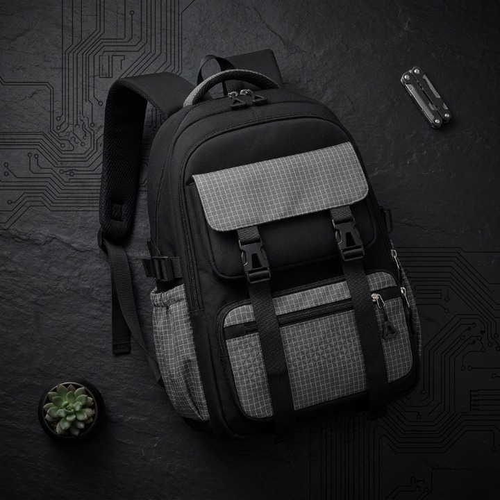 School Backpack for Teenagers Multi Point Decompression Design - Image 2