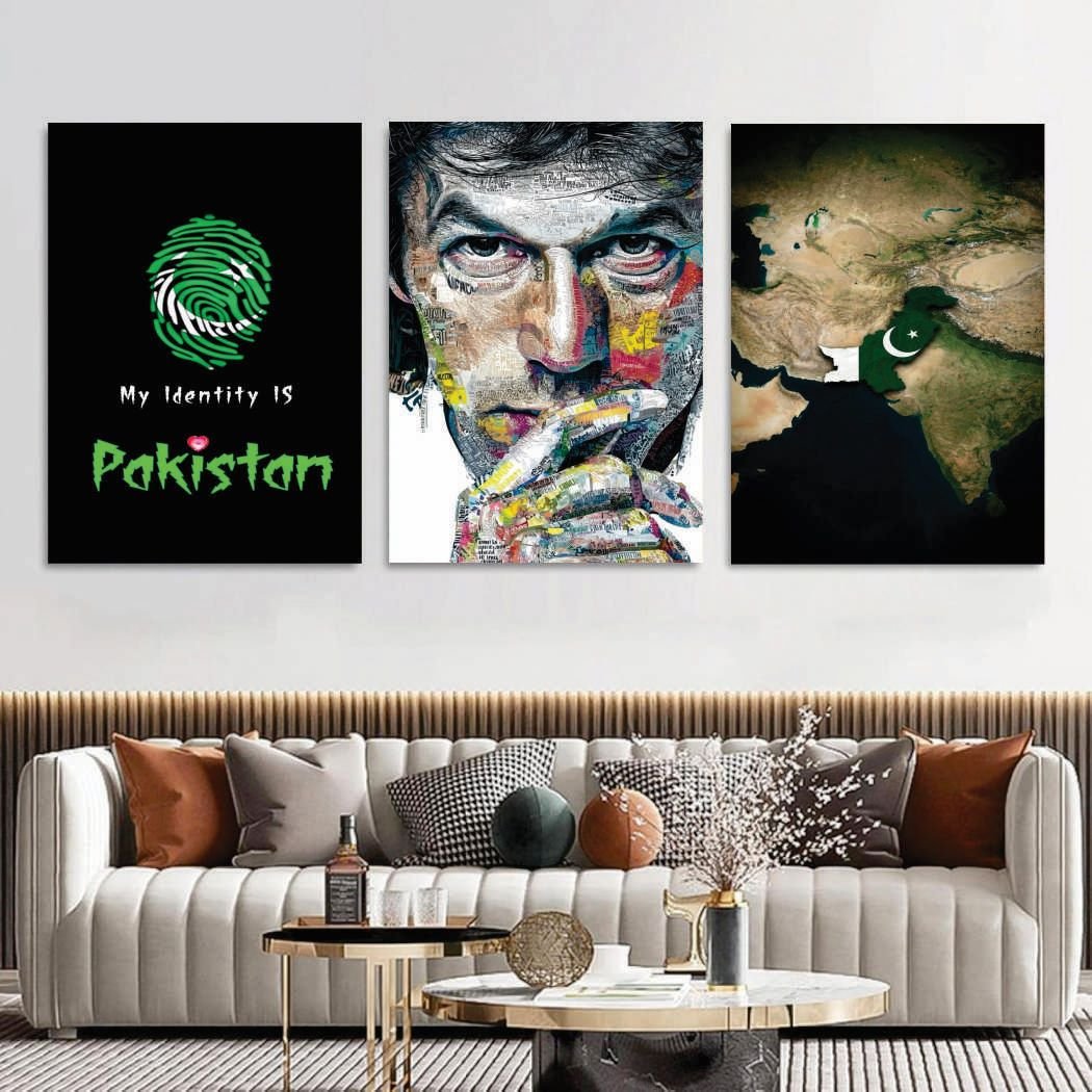 Set of 3 Premium Wall Art Photo Tiles