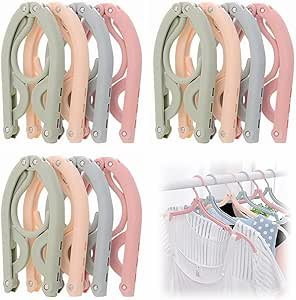 Portable Folding Clothes Hangers with Slots - Image 5