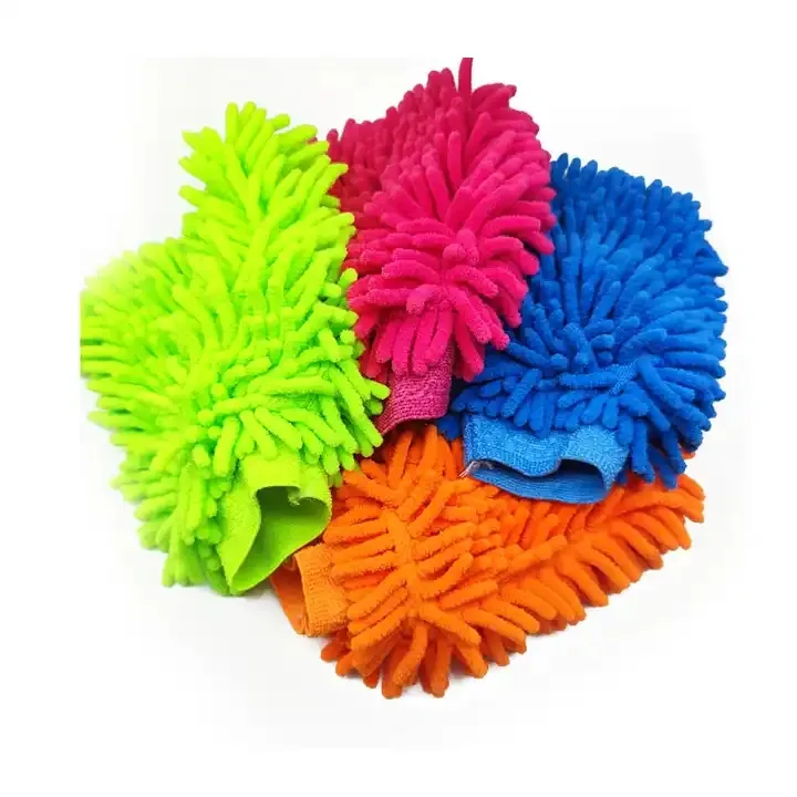Microfiber Double-Sided Cleaning Gloves - Ideal For House And Car... - Image 4