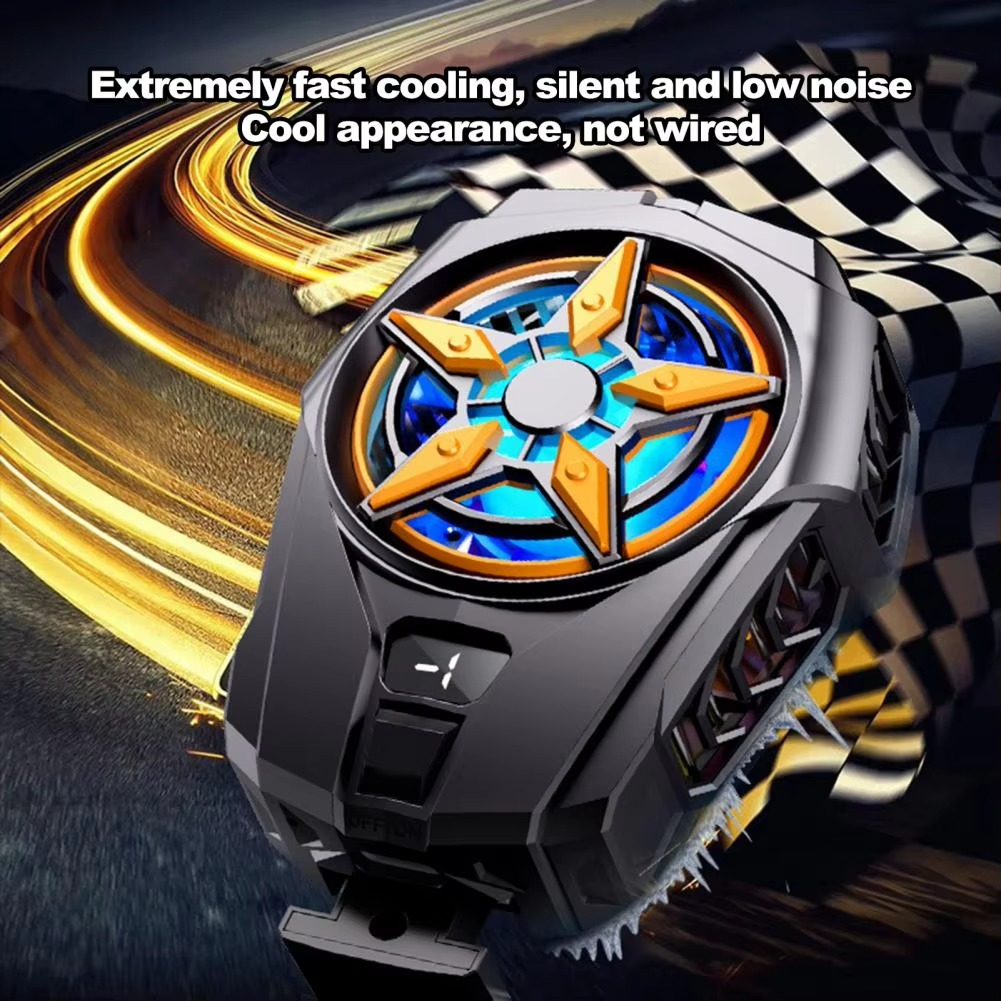 Sl09 Practical Phone Cooler Fan, Easy To Carry, Smart Digital... - Image 4