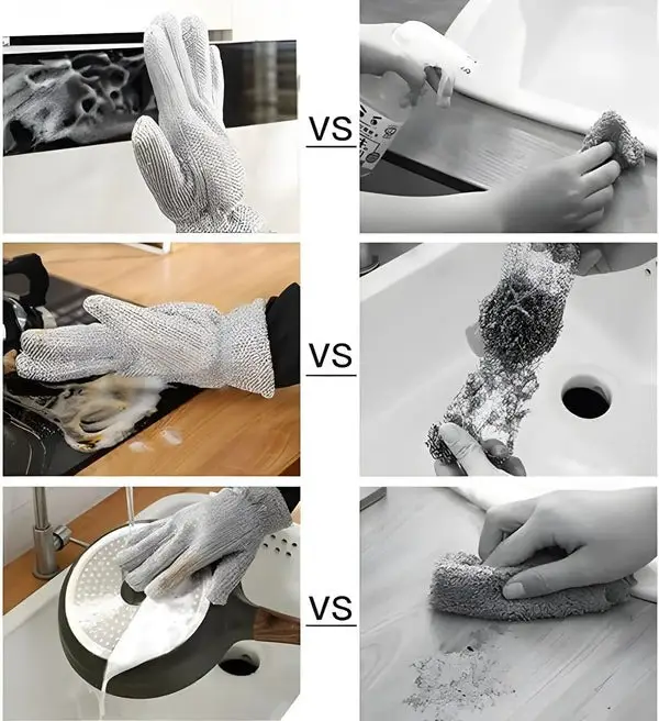 Multipurpose Wire Dishwashing Gloves - Image 3