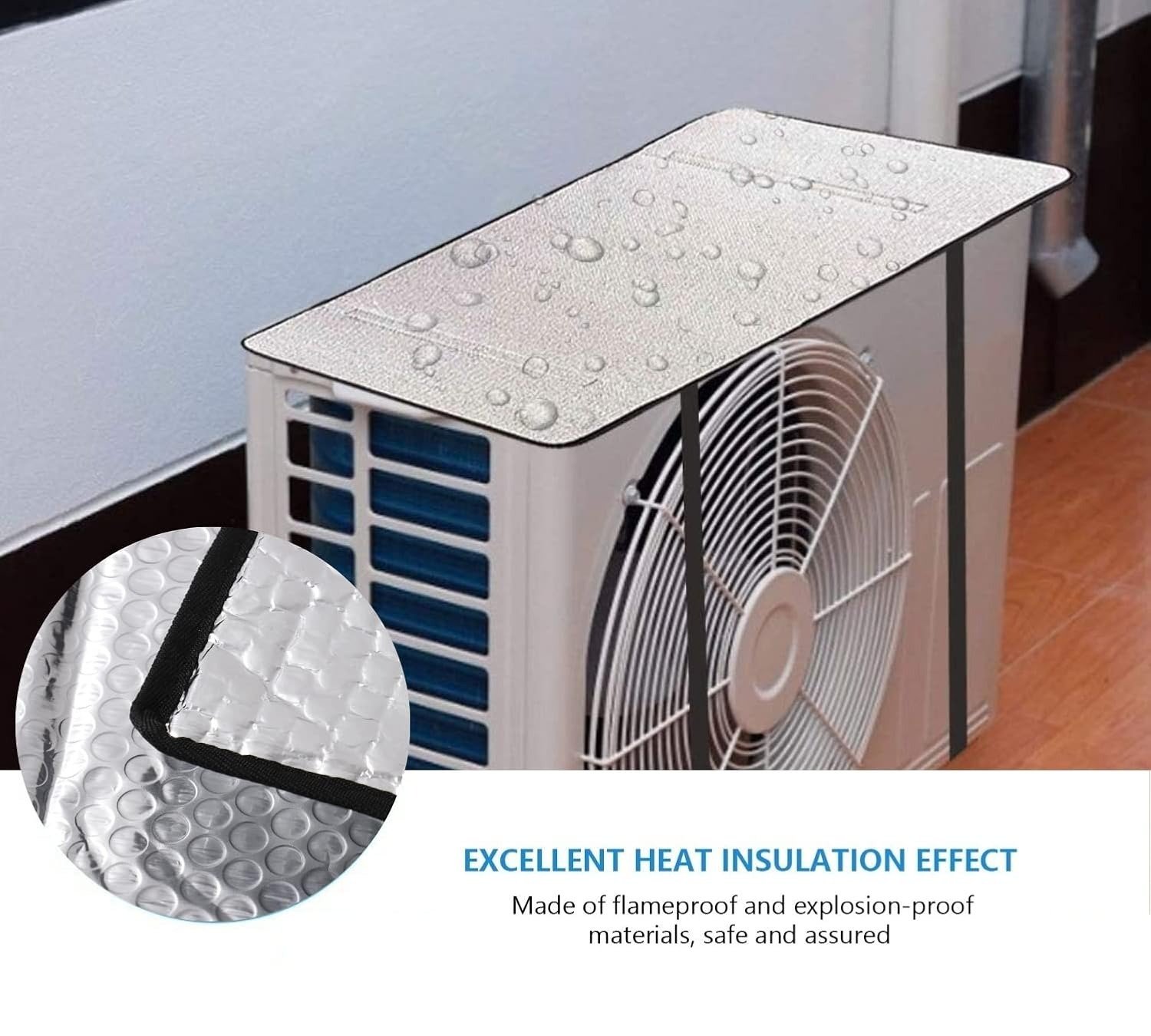Premium Split Ac Outdoor Unit Heat Insulation Sheet - Image 2