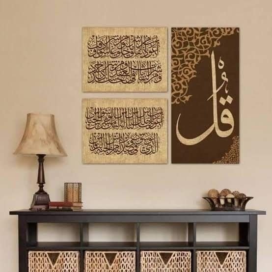 Home Decoration Item 3 Pcs Wall Decor Photo On Wall Canvas Art...