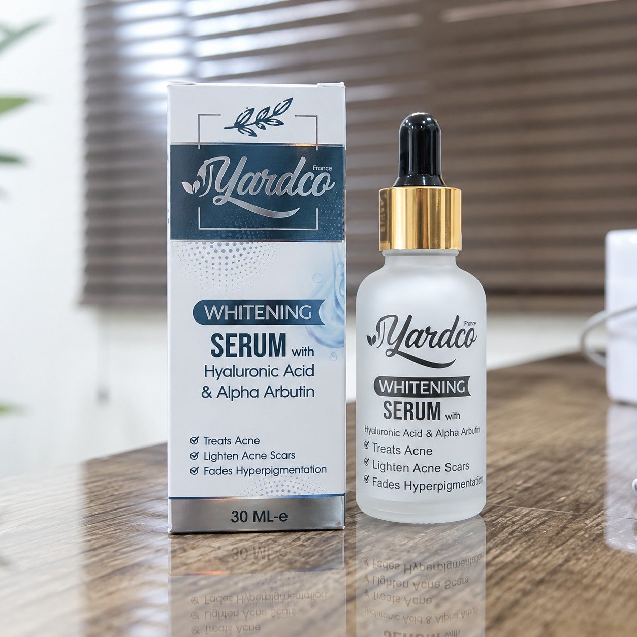 Yardco Whitening Serum with Hyaluronic Acid and Alpha Arbutin Anti Acne