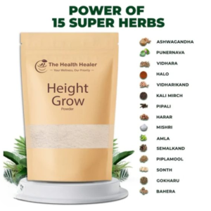 The Health Healer Height Grow Powder Natural Height Increase Supplement