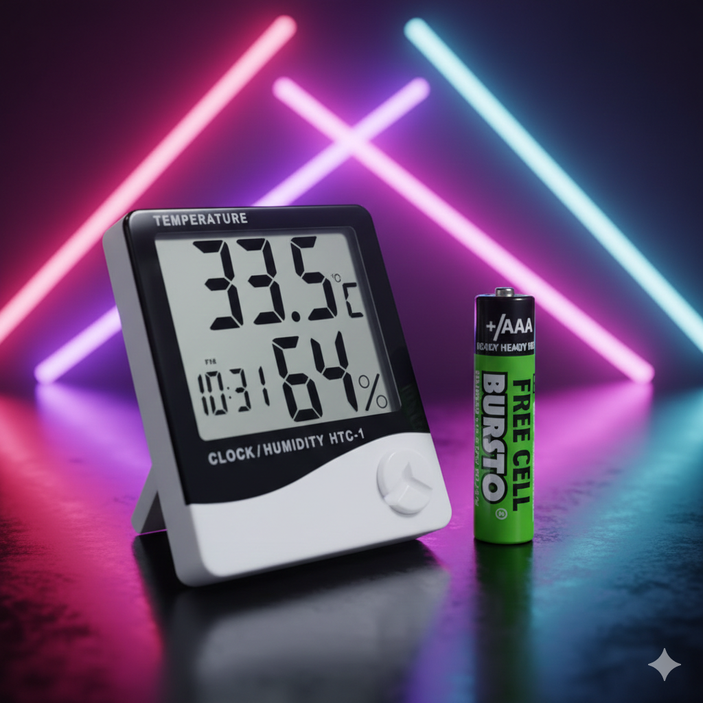 Professional Lcd Indoor Temperature & Humidity Monitor