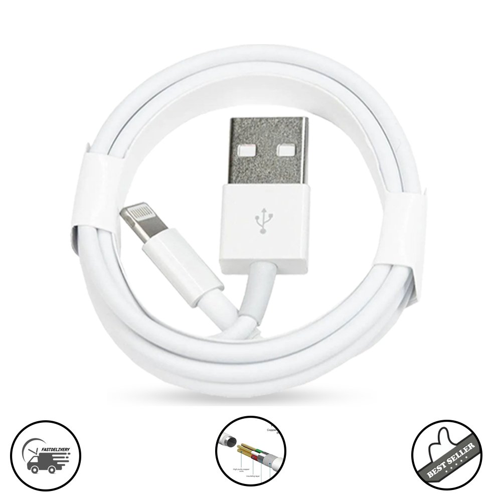 Apple Lightning to USB Cable for Iphone, Ipad & Ipod - Image 2