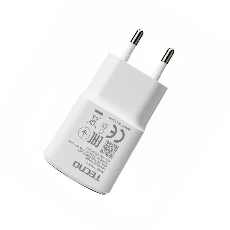 Tecno Fast Charging Charger with USB Cable Complete Set - Image 3