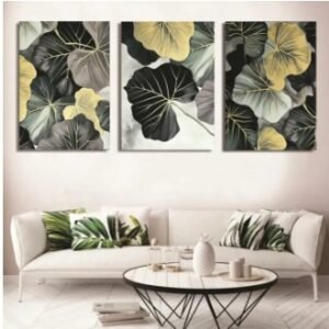 Set of 3 Sticky Wooden Canvas Frames for Wall Decore Aesthatic Art /