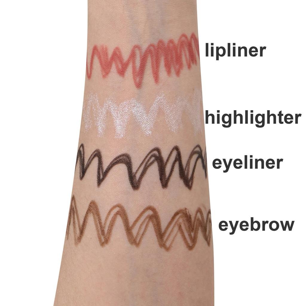 Multi-Effect 4 In 1 Eyeliner Eyebrow Pencil Contour Pen Long... - Image 3