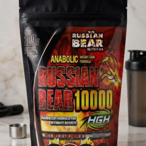 Russian Bear Mass Gainer 1kg Chocolate Flavor High-Calorie Weight Gain