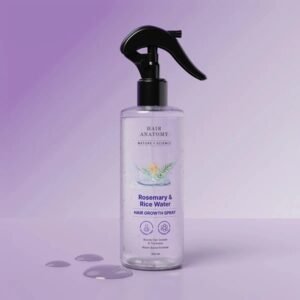 Bare Anatomy Rosemary Water Spray for Hair Growth & Thickness with Rice