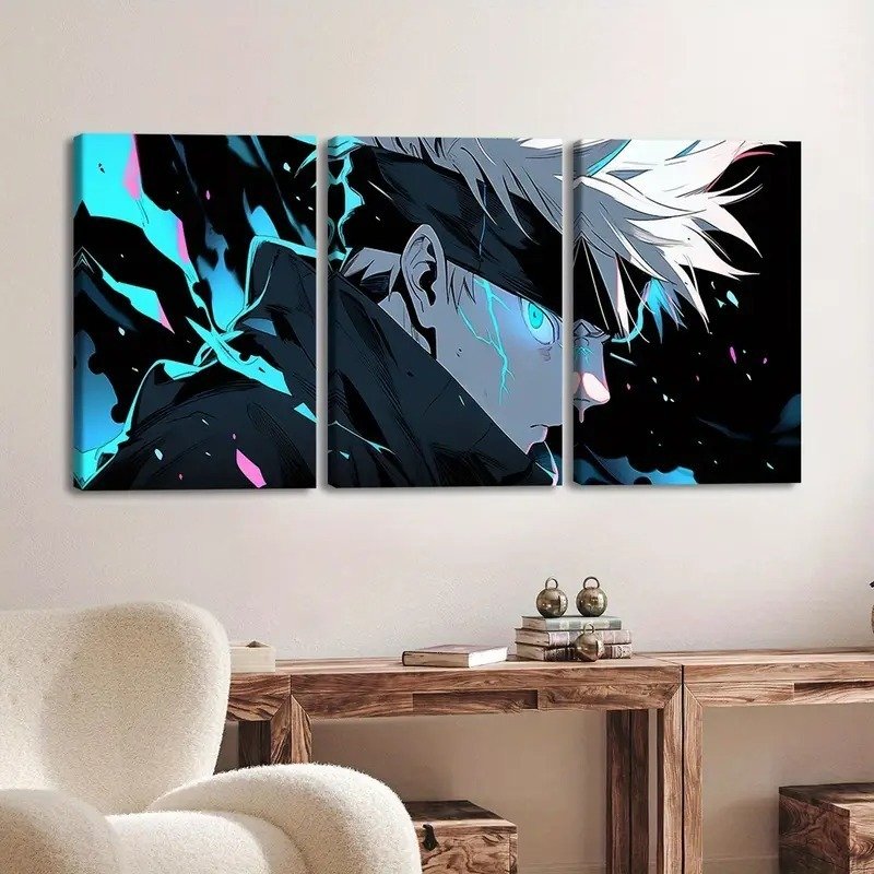 Set of 3 Premium Wall Art Photo Tiles