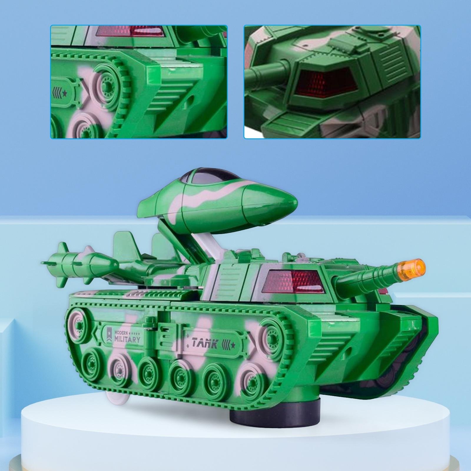 2‑in‑1 Military Aircraft & Tank Toy - Image 2