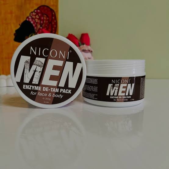 Niconi Men Enzyme De-Tan Pack for Face & Body – Deep Cleansing & Skin - Image 3
