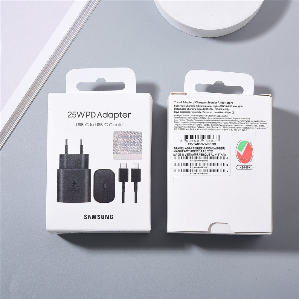Samsung Original 25w Type-C Pd Fast Charging Wall Charger Adapter - Image 3