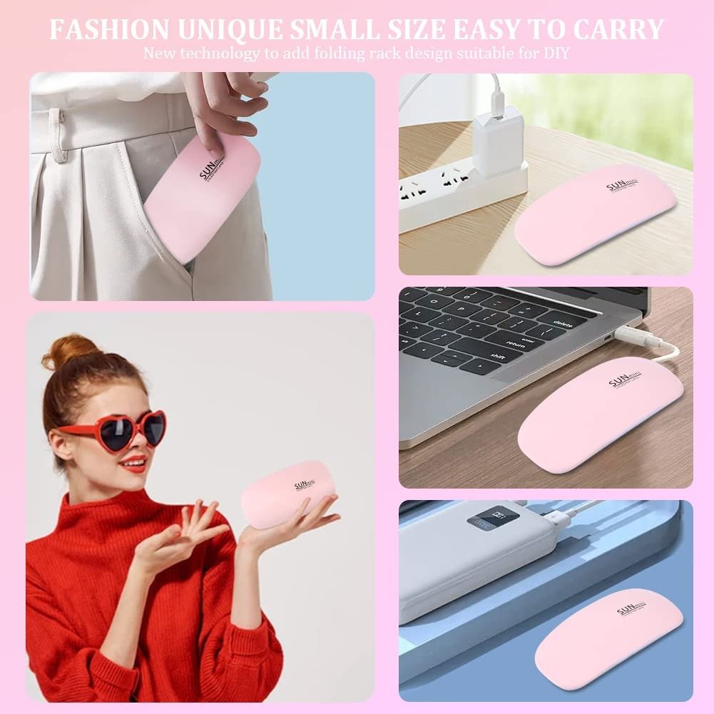 Uv LED Lamp for Nails 6w Nail Lamp Light with Timer Mini Premium - Image 4