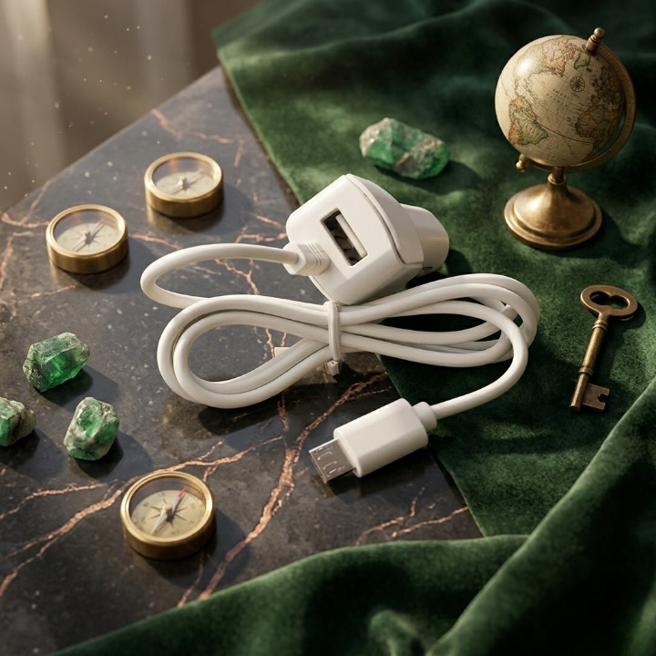 7 Star Car Charger with Android Wire and 1 USB Slot 1 Amp