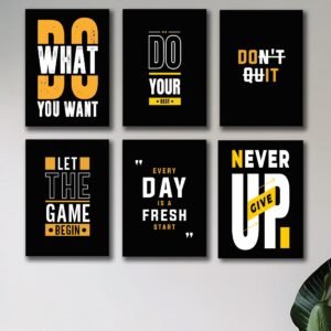 Set of 6 Premium Wall Art Photo Tiles