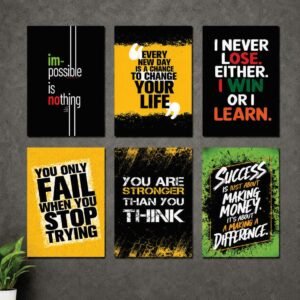 Set of 6 Premium Wall Art Photo Tiles