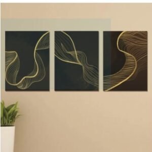 Set of 3 Sticky Wooden Canvas Frames for Wall Decore Aesthatic Art /