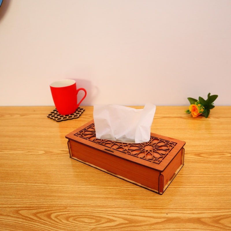 Wooden Tissue Box Elegant Design Smooth Finish Easy Use Durable - Image 3
