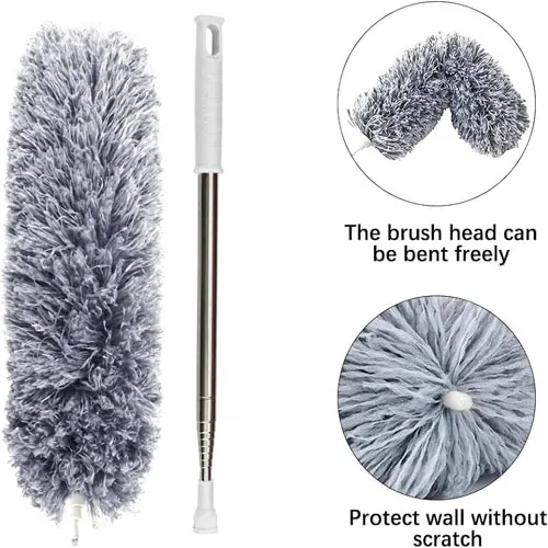 Extendable Telescope Microfiber Duster Long Handle For Cleaning...