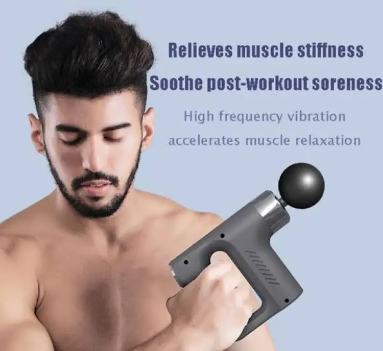 Blueidea Deep Tissue Fascial Massager with 4 Massage Muscle Massage Gun