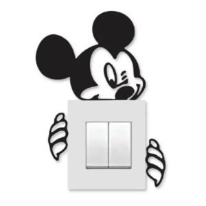 Miki Mouse Shape Wooden Wall Art