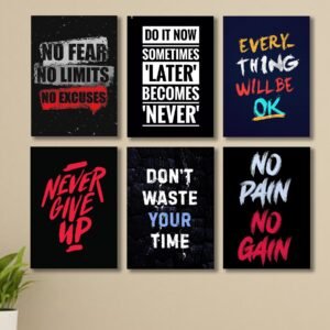 Set of 6 Premium Wall Art Photo Tiles