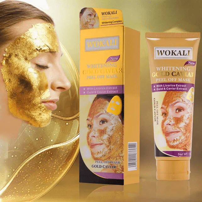 Wokali Gold Caviar Mask Face Peel Off Mask Rejuvenating Skin Care...
