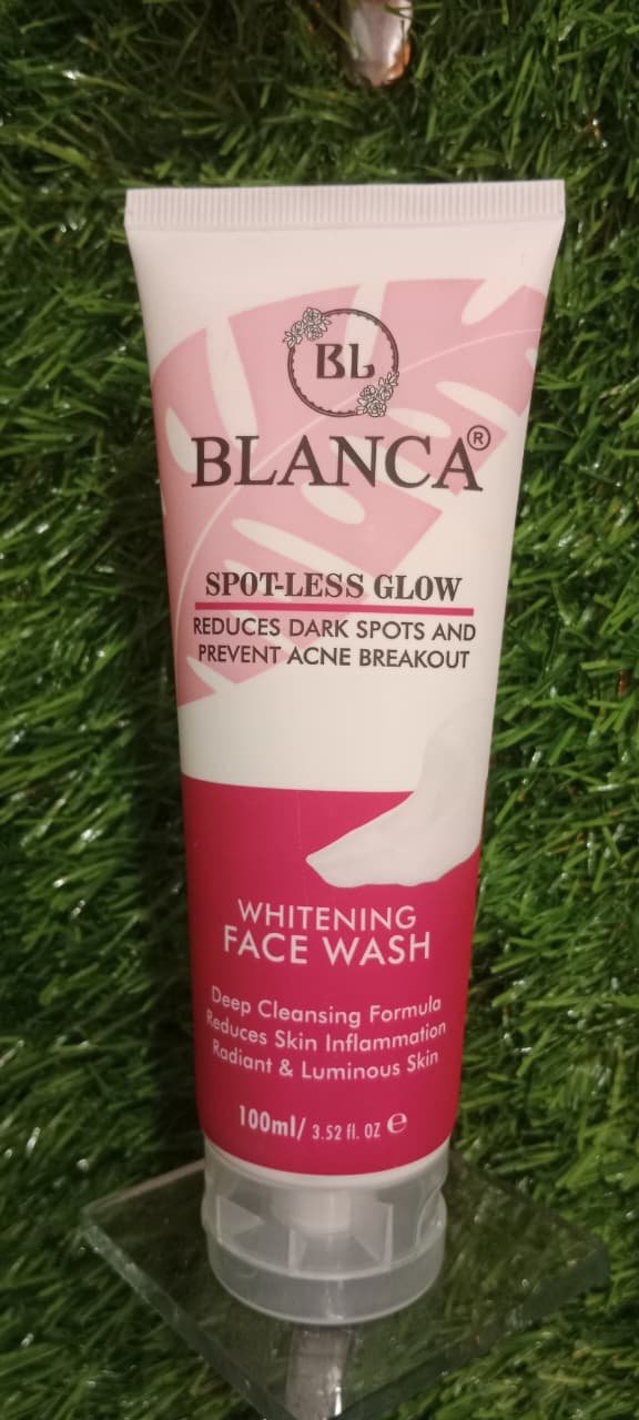 Blanca Spotless Glow Face Wash 100ml Gentle Cleanser for Bright Clear - Image 4