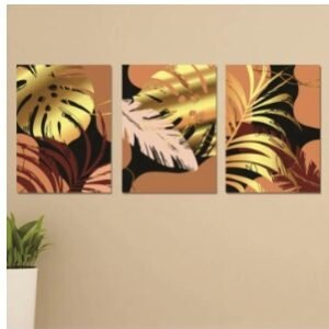Set of 3 Premium Wooden Wall Art Photo Tile Frames (8×11 Inches)