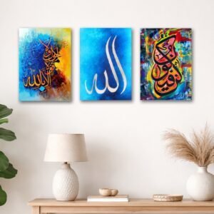 Set of 3 Premium Wall Art Photo Tiles