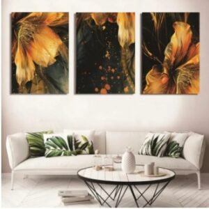 Set of 3 Sticky Wooden Canvas Frames for Wall Decore Aesthatic Art /