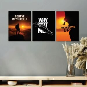 Set of 3 Premium Wall Art Photo Tiles