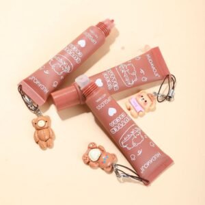 Huda Moji Cute Teddy Style Cocoa Butter High Pigmented Lip Gloss Set