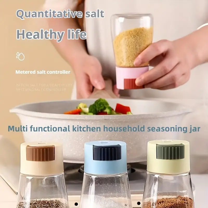 Sealed Seasoning Quantitative Bottle Salt Pepper Condiment... - Image 3