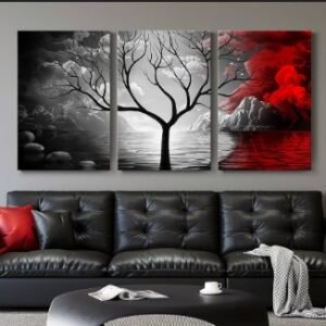 Set of 3 Motivational Sticky Wooden Frames for Home Office Wall Decore