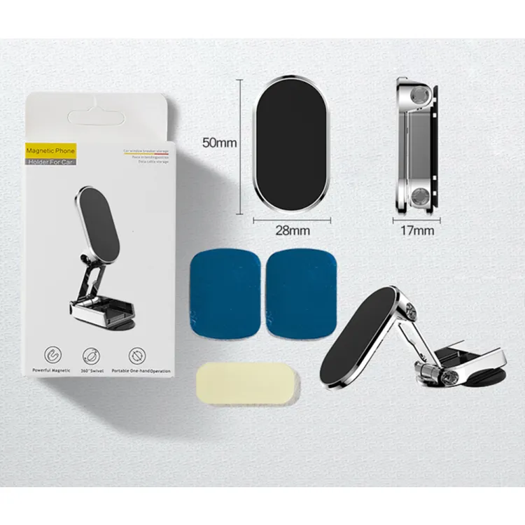 Folding Car Mobile Phone Bracket Base Strong Magnetic Suction 360...