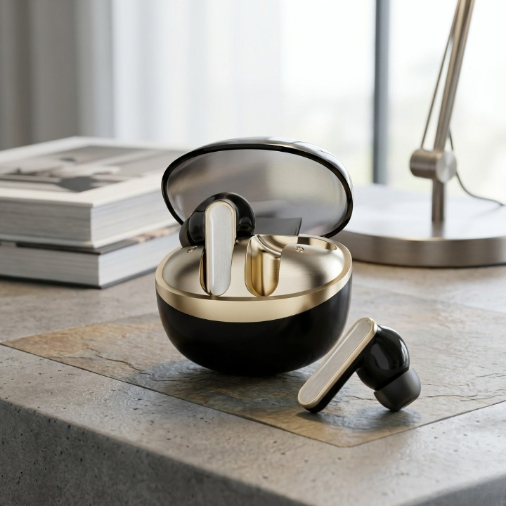 Powerlink Sonic Tws Wireless Earbuds with ANC + Enc Noise Cancellation