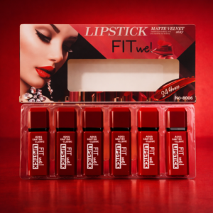 6 Pcs Matte Velvet Lipstick Set