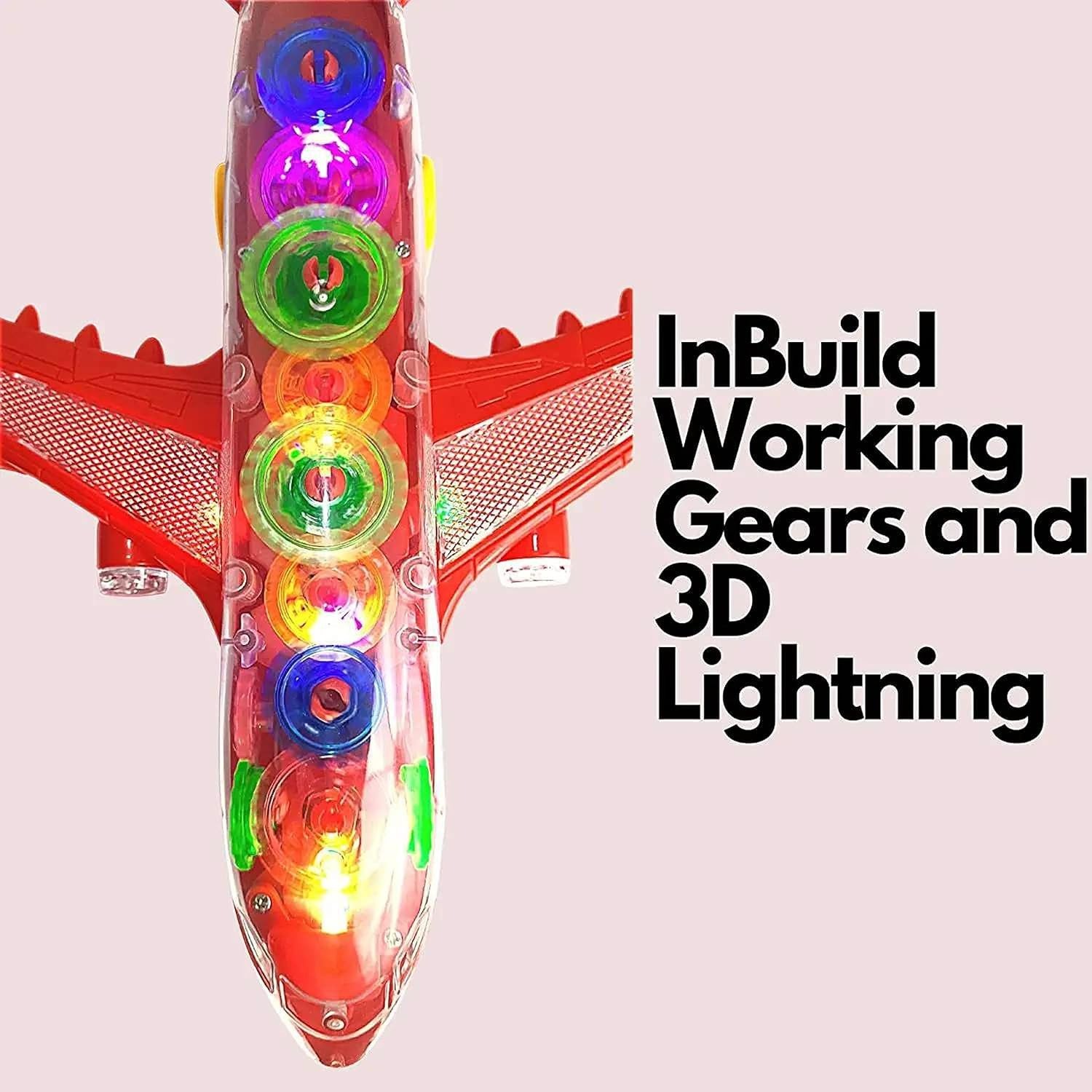 New Trending Transparent Gear Plane Toy - Image 4