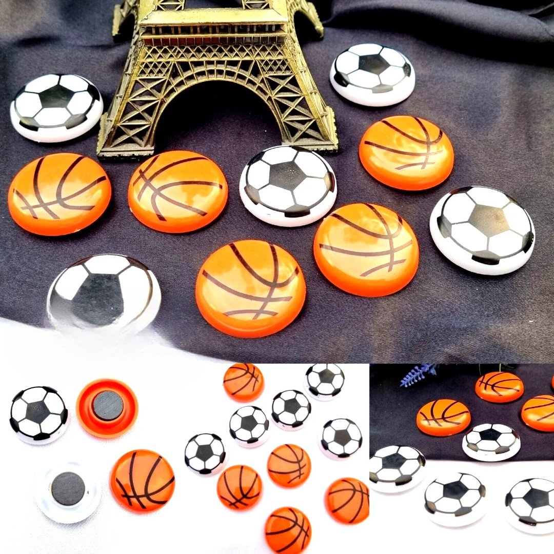 Basketball &Amp; Football Refrigerator Magnets - Image 4