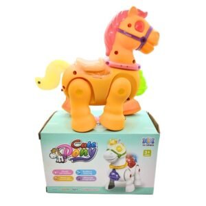 Musical Walking Moving Pony Horse With Light &Amp; Sound Battery...