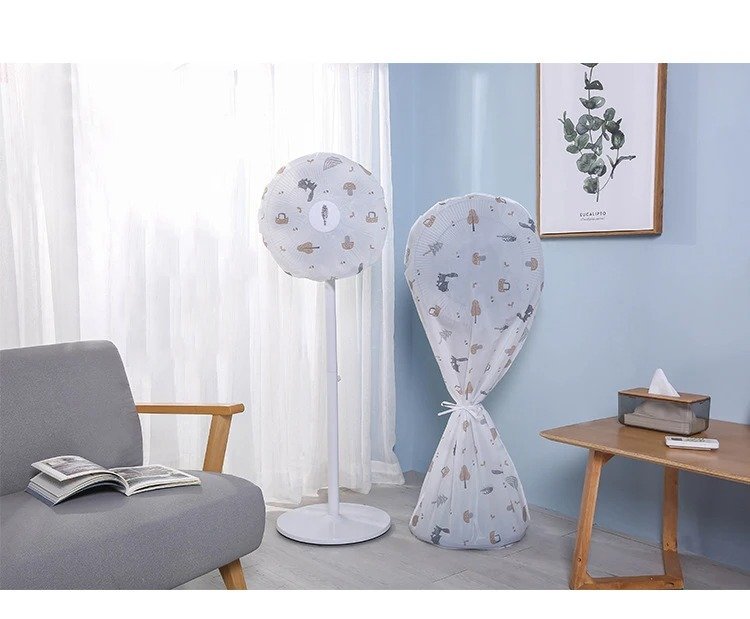 Decorative Fan Cover With Colorful Pattern Design